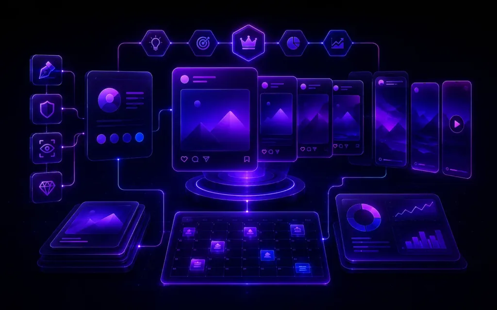 Conteúdo, autoridade e identidade visual para Gestão de Redes Sociais