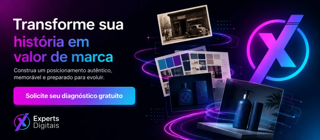 Experts Digitais convida empresas a transformar sua história em valor de marca com branding estratégico