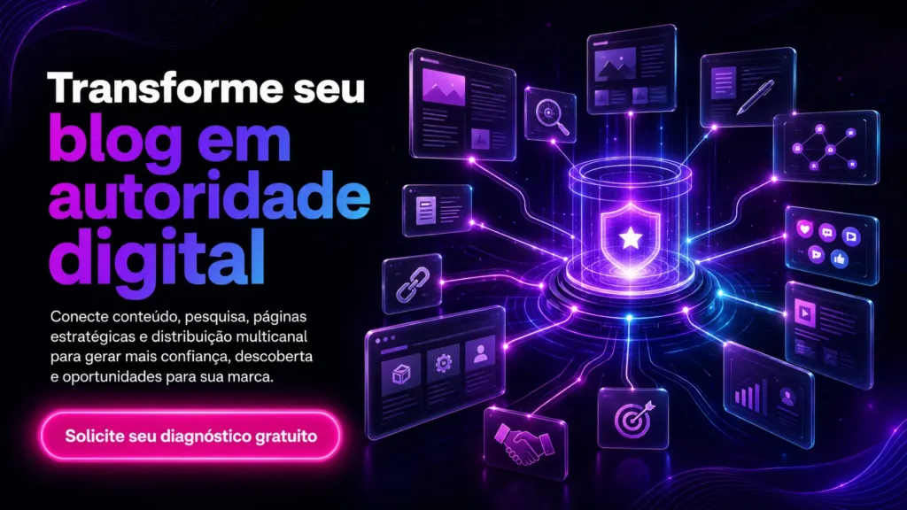 Chamada para contratar Blog e Autoridade Digital com a Experts Digitais