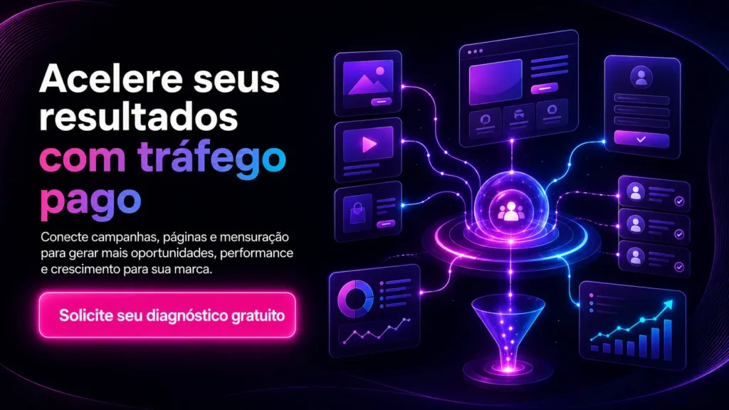 Chamada para contratar Tráfego Pago com a Experts Digitais