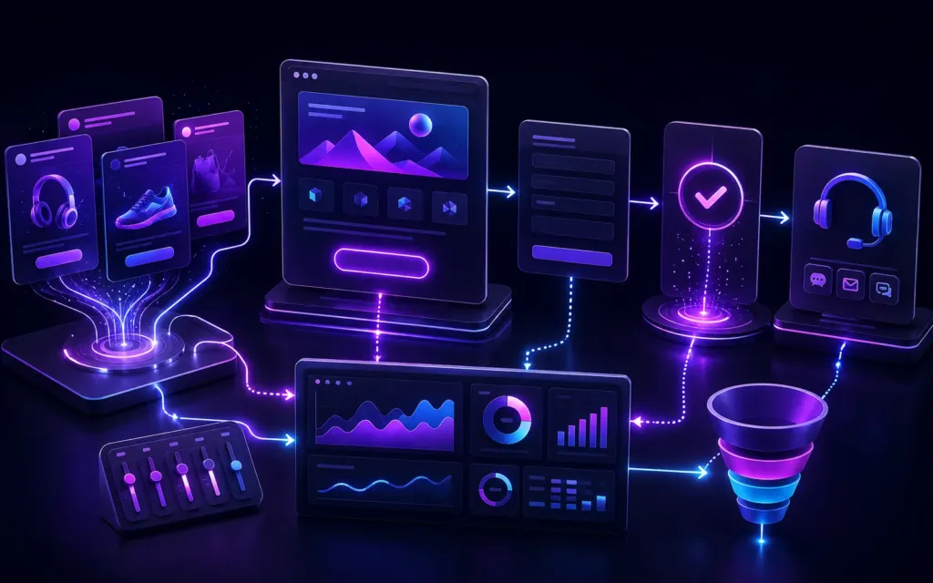 Landing page, criativos e mensuração para campanhas de Tráfego Pago